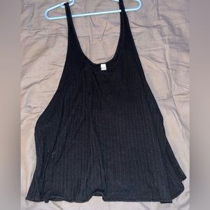 Black Free People Tank w/ slit sides